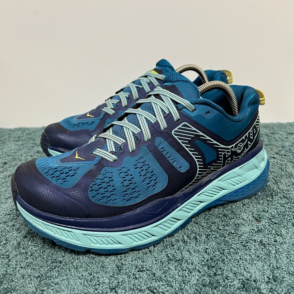 Hoka Navy and Aqua Women's Sneakers